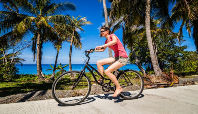 Alquiler de Bicicletas en la Isla de San Andrés reservas www.detourtravel.co +57 3186163346